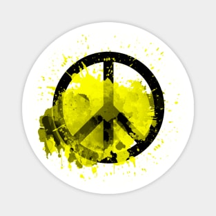 Peace of a Rainbow - Yellow Magnet